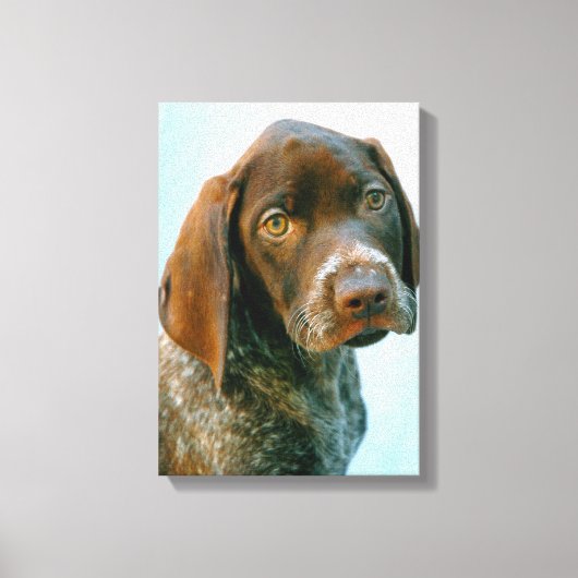 Toile Portrait d'un chien (Recto)