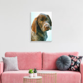 Toile Portrait d'un chien (Insitu(Salon))