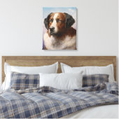 Toile Portrait D'Un Chien De Saint Bernhard (Insitu(Chambre))