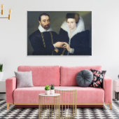 Toile Portrait d'un couple (Insitu(Salon))