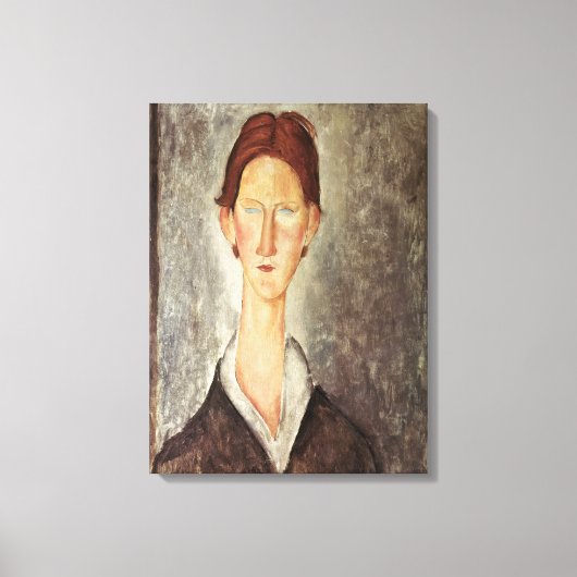 Toile Portrait d'un étudiant, c.1918-19 (Recto)