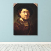 Toile Portrait d'un homme avec une chaîne d'or (Insitu (Plancher de Bois))