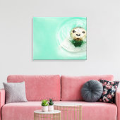 Toile Portrait d'un sceau dans l'eau (Insitu(Salon))
