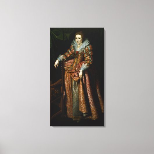Toile Portrait d'une dame dit être de (Recto)