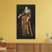 Toile Portrait d'une dame dit être de (Insitu(Salon))