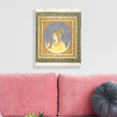 Toile Portrait d'une dame tenant un pétale de lotus, (Insitu(Salon))