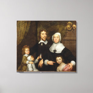 Toile Portrait d'une famille, probablement celui de Rich