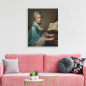 Toile Portrait d'une femme (Insitu(Salon))