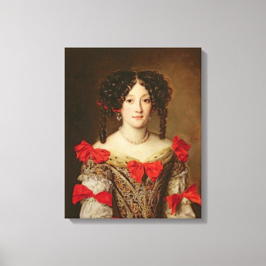 Toile Portrait d'une femme 3 (Recto)
