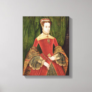 Toile Portrait d'une femme, âgé 16, précédemment
