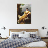 Toile Portrait d'une femme assise (Insitu(Chambre))