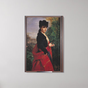 Toile Portrait d'une femme espagnole