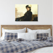 Toile Portrait d'une femme inconnue, 1883 (Insitu(Chambre))