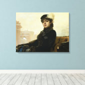 Toile Portrait d'une femme inconnue, 1883 (Insitu (Plancher de Bois))