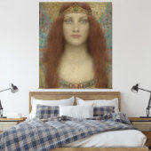 Toile Portrait d'une femme par Charles Allan Winter (Insitu(Chambre))