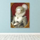 Toile Portrait d'une femme, possiblement Frances Cotton, (Insitu (Plancher de Bois))