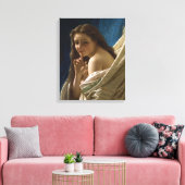 Toile Portrait d'une jeune dame passionnée (Insitu(Salon))