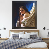 Toile Portrait d'une jeune femme par Pierre Auguste Cot (Insitu(Chambre))