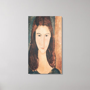 Toile Portrait d'une jeune fille
