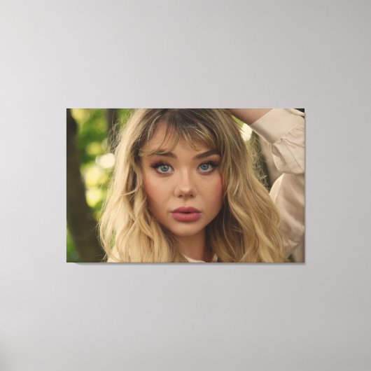 Toile Portrait d'une jeune fille (Recto)