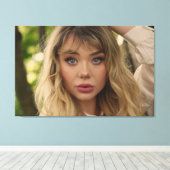 Toile Portrait d'une jeune fille (Insitu (Plancher de Bois))