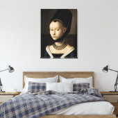 Toile Portrait d'une jeune fille (Christus) 1465-1470 (Insitu(Chambre))