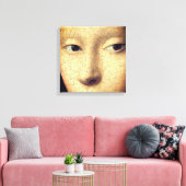 Toile Portrait d'une jeune fille (détail) (Insitu(Salon))