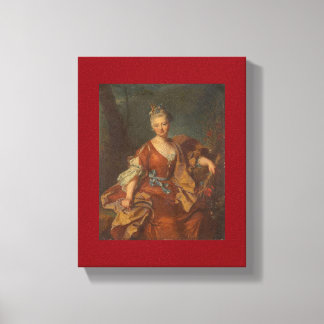 Toile Portrait d'une parisienne c.1680, h. Rigaud