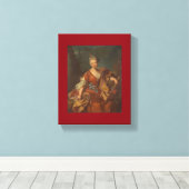 Toile Portrait d'une parisienne c.1680, h. Rigaud (Insitu (Plancher de Bois))