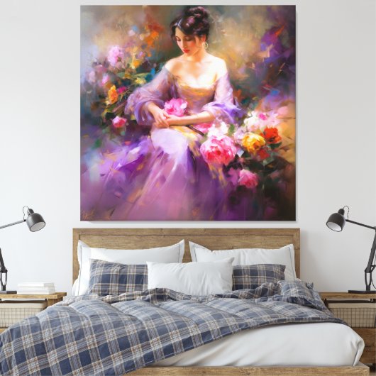 Toile Portrait élégant (Insitu(Chambre))