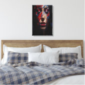 Toile Portrait émotionnel Abstrait Art expressionniste (Insitu(Chambre))