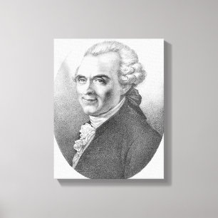 Toile Portrait en Michel-Jean Sedaine