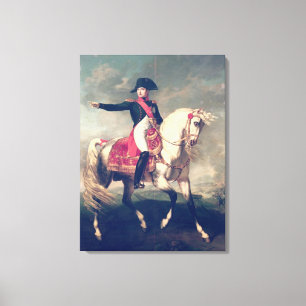 Toile Portrait équestre du napoléon I 1810