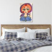 Toile Portrait fantaisiste (Insitu(Chambre))