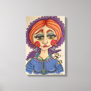 Toile Portrait fantaisiste