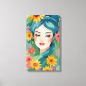 Toile Portrait Floral Daydream (Recto)