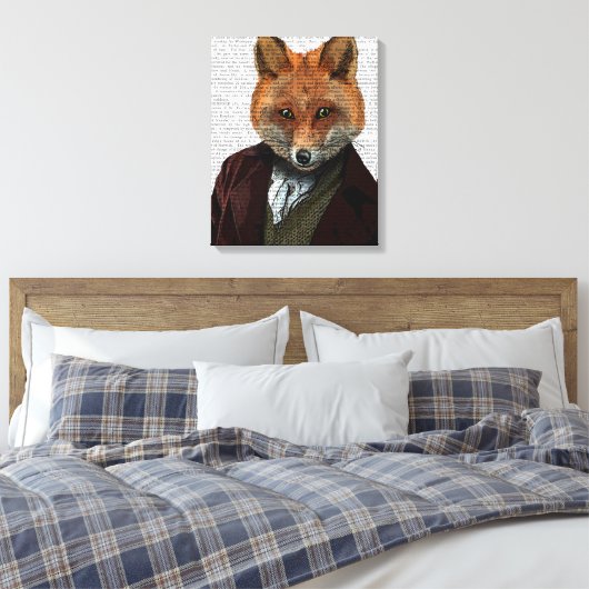 Toile Portrait Fox (Insitu(Chambre))