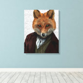 Toile Portrait Fox (Insitu (Plancher de Bois))