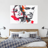 Toile Portrait Fragmenté (Insitu(Chambre))