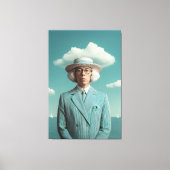 Toile Portrait Gentleman Surreal Seaside (Recto)