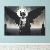 Toile Portrait gothique de Lord Lucifer (Insitu (Plancher de Bois))
