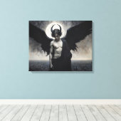 Toile Portrait gothique de Lord Lucifer (Insitu (Plancher de Bois))