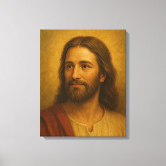 Toile Portrait Jésus Christ #2™ LDS Peinture murale (Recto)