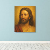 Toile Portrait Jésus Christ #2™ LDS Peinture murale (Insitu (Plancher de Bois))