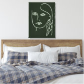 Toile Portrait malachite (Insitu(Chambre))