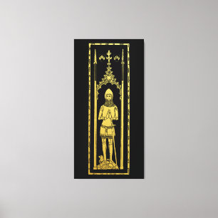 Toile Portrait médiéval anglais 1355 John, Lord Cobham