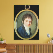 Toile Portrait miniature de Ludwig Van Beethoven, 1802 (Insitu(Salon))