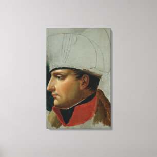 Toile Portrait non fini du napoléon I