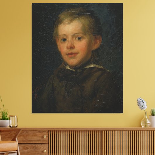Toile Portrait of a Boy (Insitu(Salon))