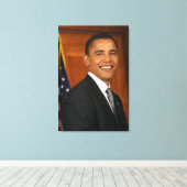Toile Portrait officiel de Barack Obama (Insitu (Plancher de Bois))